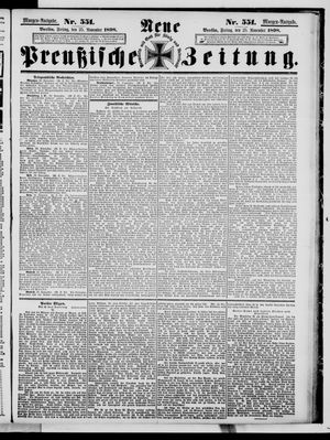 Neue preußische Zeitung vom 25.11.1898