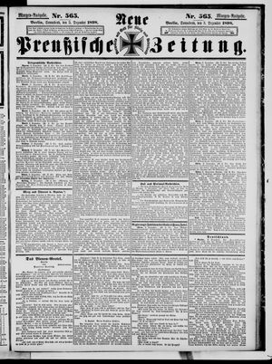 Neue preußische Zeitung vom 03.12.1898