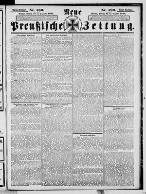 Neue preußische Zeitung vom 12.12.1898