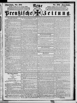 Neue preußische Zeitung vom 13.12.1898