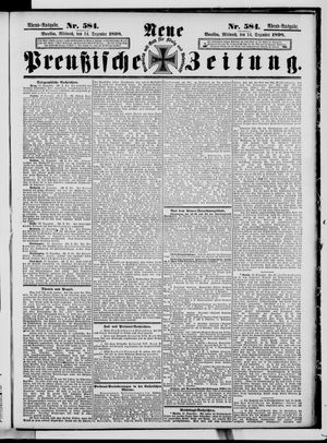 Neue preußische Zeitung vom 14.12.1898