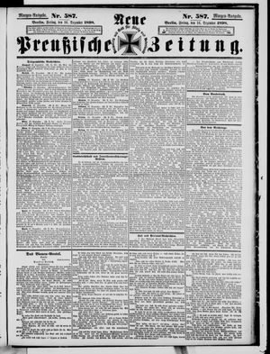Neue preußische Zeitung vom 16.12.1898