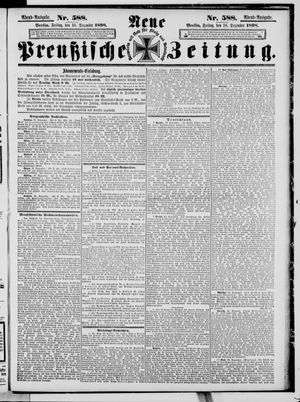 Neue preußische Zeitung vom 16.12.1898