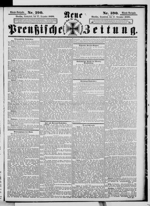 Neue preußische Zeitung on Dec 17, 1898