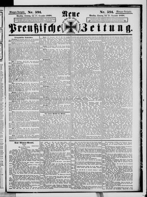 Neue preußische Zeitung vom 18.12.1898