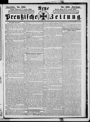 Neue preußische Zeitung vom 19.12.1898