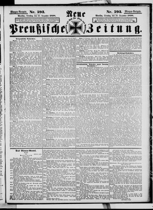 Neue preußische Zeitung vom 20.12.1898