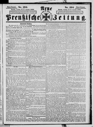Neue preußische Zeitung vom 20.12.1898