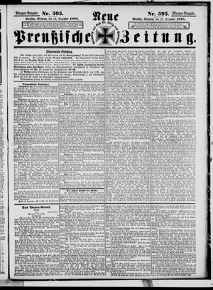 Neue preußische Zeitung vom 21.12.1898