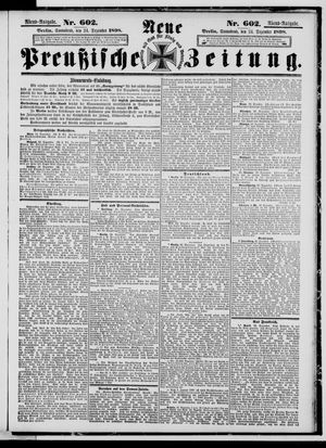Neue preußische Zeitung vom 24.12.1898