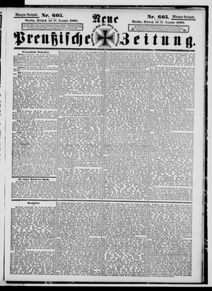 Neue preußische Zeitung vom 28.12.1898