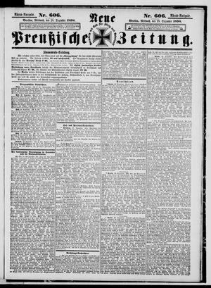 Neue preußische Zeitung vom 28.12.1898