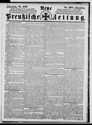 Neue preußische Zeitung vom 29.12.1898