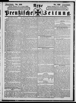 Neue preußische Zeitung vom 31.12.1898