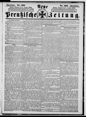 Neue preußische Zeitung vom 31.12.1898