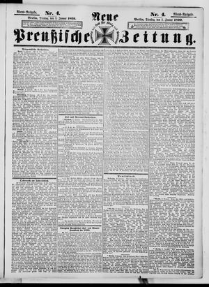 Neue preußische Zeitung vom 03.01.1899