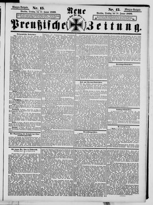 Neue preußische Zeitung vom 10.01.1899