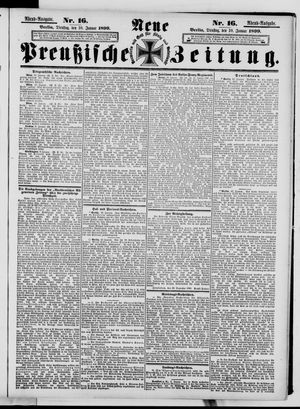 Neue preußische Zeitung vom 10.01.1899