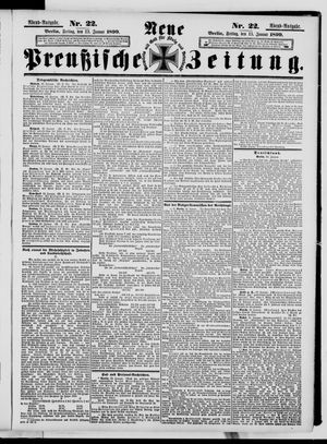 Neue preußische Zeitung vom 13.01.1899