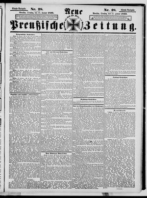 Neue preußische Zeitung vom 17.01.1899
