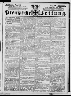Neue preußische Zeitung vom 18.01.1899