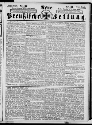 Neue preußische Zeitung vom 19.01.1899