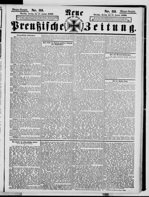Neue preußische Zeitung vom 20.01.1899