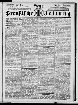 Neue preußische Zeitung vom 20.01.1899