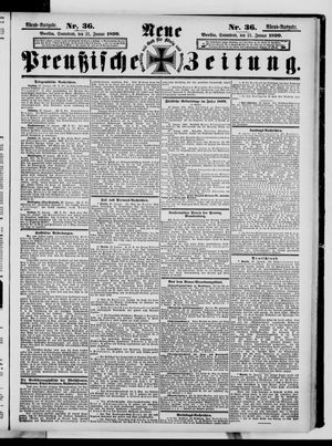 Neue preußische Zeitung vom 21.01.1899