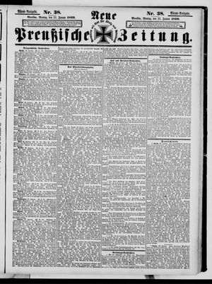 Neue preußische Zeitung vom 23.01.1899