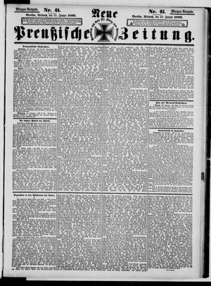 Neue preußische Zeitung vom 25.01.1899