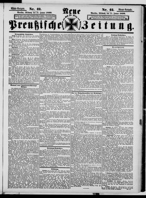 Neue preußische Zeitung vom 25.01.1899