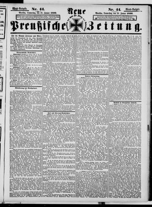 Neue preußische Zeitung vom 26.01.1899