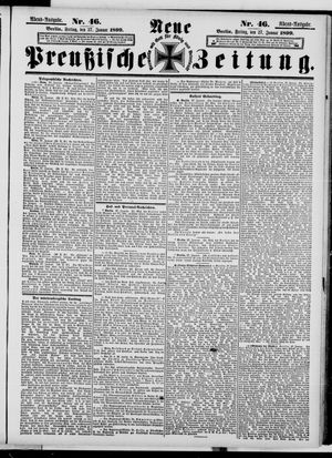 Neue preußische Zeitung vom 27.01.1899