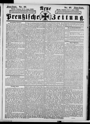 Neue preußische Zeitung vom 28.01.1899