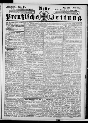 Neue preußische Zeitung vom 28.01.1899