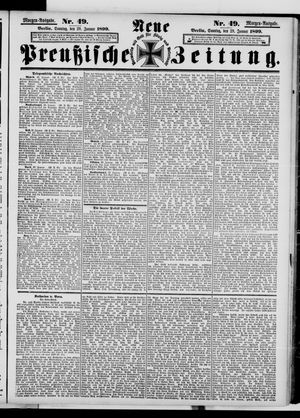 Neue preußische Zeitung vom 29.01.1899