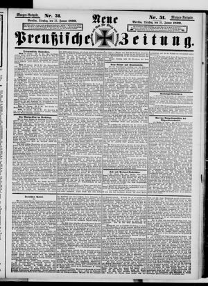 Neue preußische Zeitung vom 31.01.1899