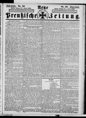 Neue preußische Zeitung vom 01.02.1899