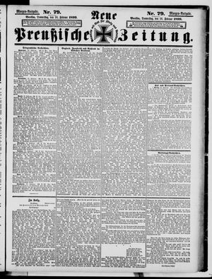 Neue preußische Zeitung vom 16.02.1899