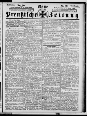 Neue preußische Zeitung vom 16.02.1899
