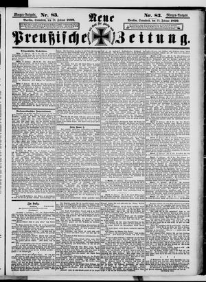 Neue preußische Zeitung vom 18.02.1899