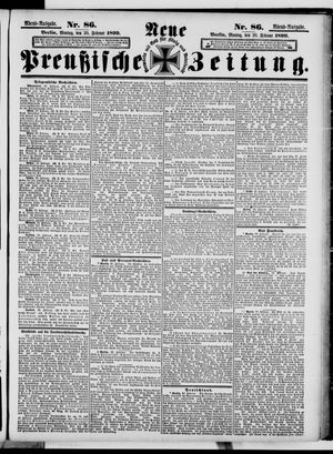 Neue preußische Zeitung vom 20.02.1899