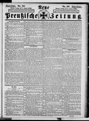 Neue preußische Zeitung on Feb 21, 1899