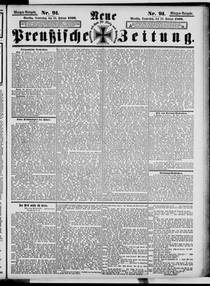Neue preußische Zeitung vom 23.02.1899