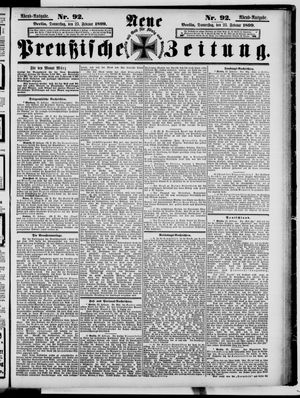 Neue preußische Zeitung vom 23.02.1899