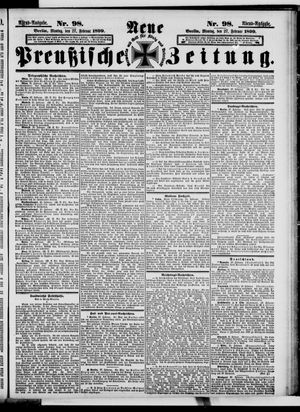 Neue preußische Zeitung vom 27.02.1899
