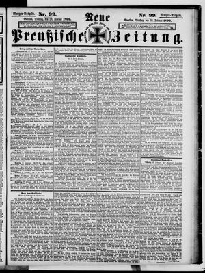 Neue preußische Zeitung vom 28.02.1899