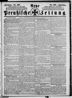 Neue preußische Zeitung vom 22.03.1899