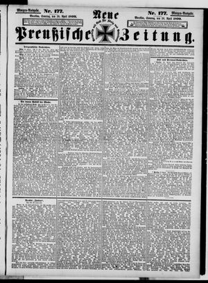Neue preußische Zeitung vom 16.04.1899